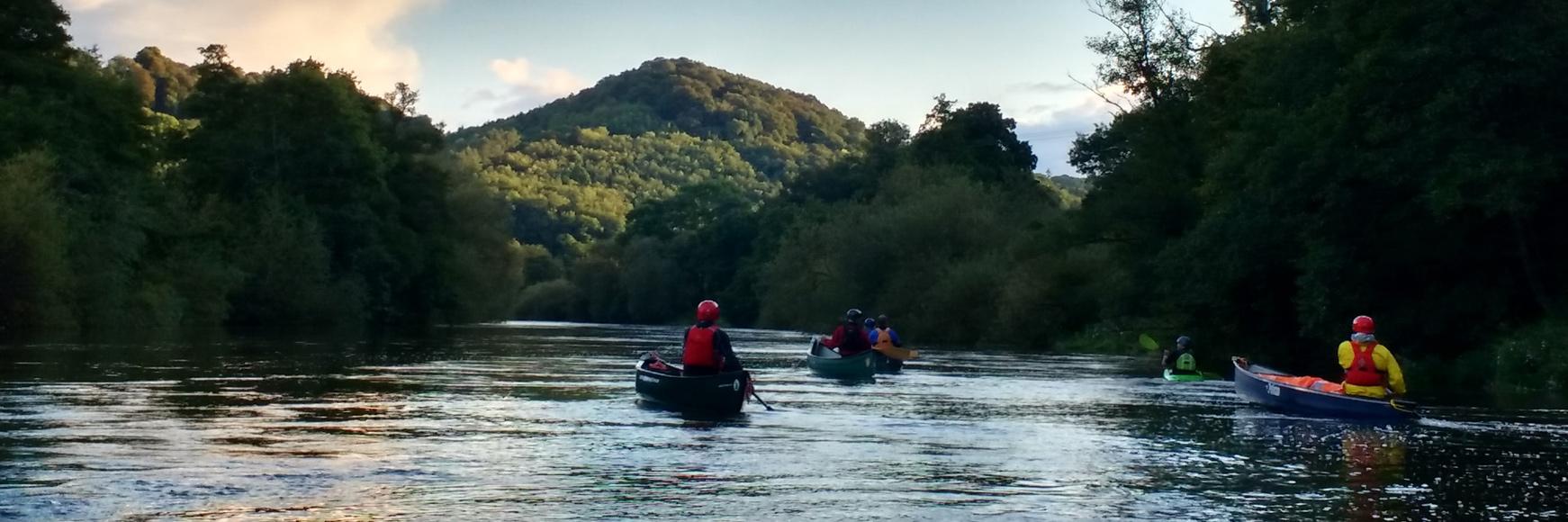 Canoeing on the Wye banner image