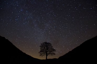 Star gazing in Northumberland National Park